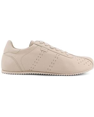 Ami Paris Low-Top Leather Sneakers - White