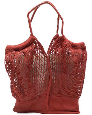 Hereu Calella Filt Tote Bag - Red