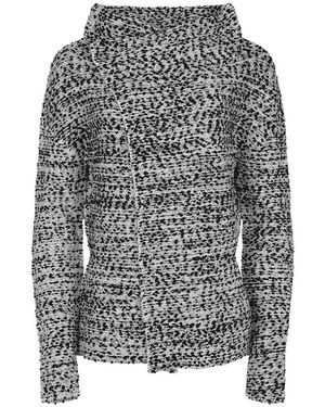 Alberta Ferretti Jacket Made Of A Wool Blend - Gray