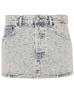 Acne Studios Mini Jupe - Gris