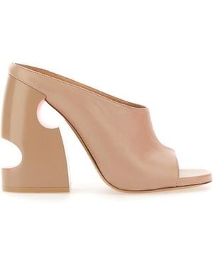 サンダル・ミュール Off-White Meteor Heeled Mules Off White | Pop Meteor Block Heel Mules | Heeled Mules
