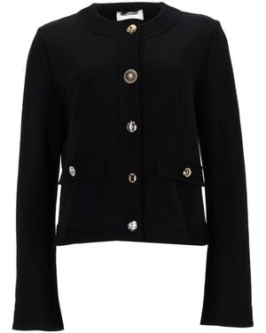 Moschino Cardigan With Buttons - Black