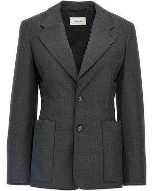 Lemaire Single-Breasted Blazer - Black