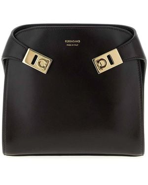 Ferragamo Hug Bb S Belt Bag - Black