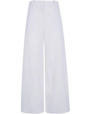 Giorgio Armani Wide Leg Trousers - White
