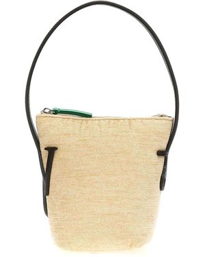 トートバッグ JW ANDERSON Ivory Leather Mini Twister Hobo Handbag Ivory Twister Hobo Handbag - Verafied New York