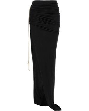 Rick Owens 'Soft Edfu' Skirt - Black