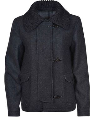 Fay Jacket Made Of Wool - Blue