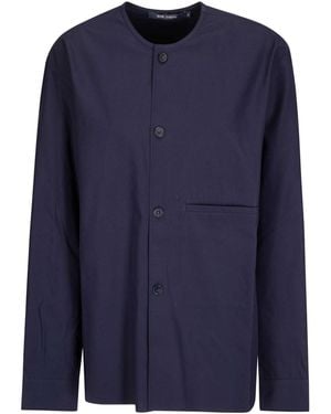 Sofie D'Hoore Henley Shirt With Long Sleeve - Blue