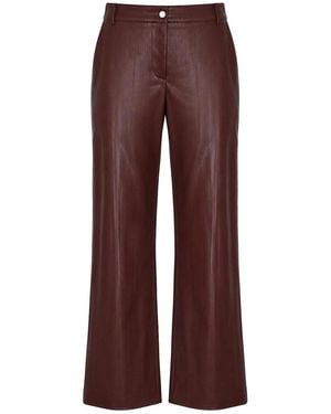Patrizia Pepe Straight Pants - Purple