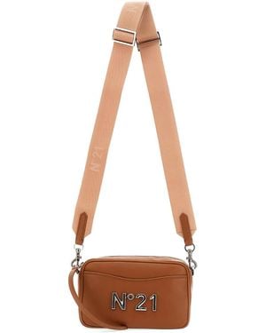 N°21 Logo Plaque Bag - White