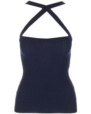 Patou Wool Top - Blue