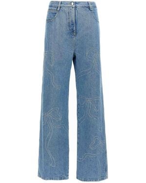 Mach & Mach Bootcut Jeans - Blau