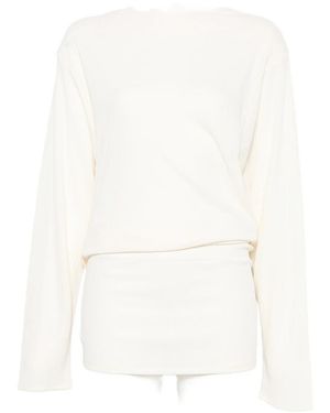 Jacquemus Mistral Short Dress - White