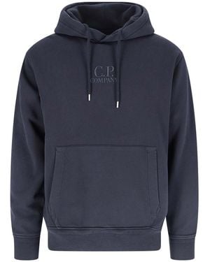 C.P. Company Logo Sweatshirt - Blue
