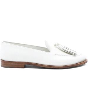 Church's Smooth Leather Loafers With Tassels - White