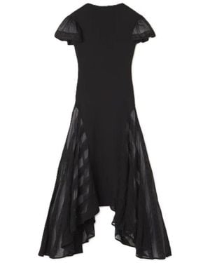 Lanvin Dress Godet-Flare - Black