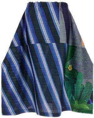 Pleats Please Issey Miyake Skirt - Blue