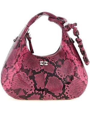 Ganni Mini Hobo Handbag - Pink