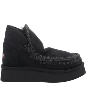 Mou Mini Eskimo Platform Boots - Black