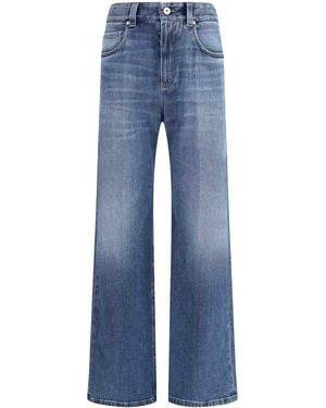 Brunello Cucinelli The Contemporary Loose Jean-Full Length - Blue