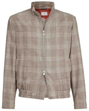 Brunello Cucinelli Bomber Jacket - Brown