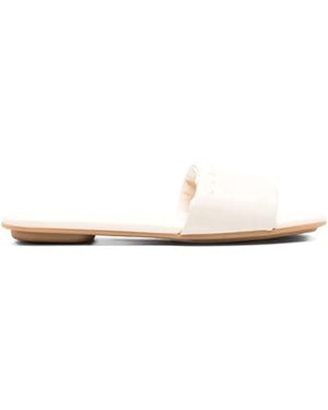 Hogan Leather Slide - White