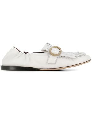Paul Smith Chanay Ballerina Moccasin - White