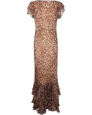 RIXO London Ordinia Gown - Brown