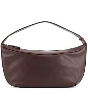 STAUD Demy Shoulder Leather Shoulder Bag - Brown