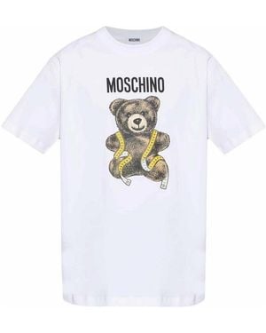 Moschino T-Shirt With Teddy Graphic - White