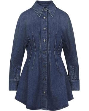 Givenchy Cotton Mini Dress - Blue