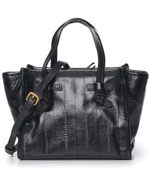 Gianni Chiarini Miss Marcella Leather Bag - Black