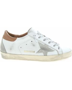 Golden Goose Super-Star Trainers - White