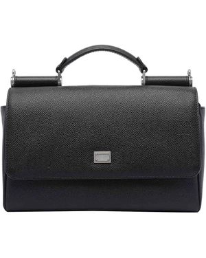 Dolce & Gabbana Sicily Handbag - Black