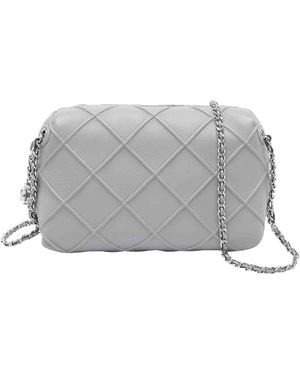 Tory Burch Fleming Crossbody Bag - Gray