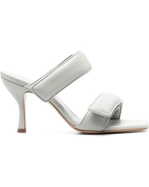 Gia Borghini Perni Leather Sandals - White