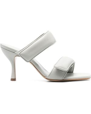 Gia Borghini Perni Leather Sandals - White
