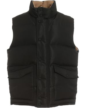 McQueen Quilted Puffer Vest - Black