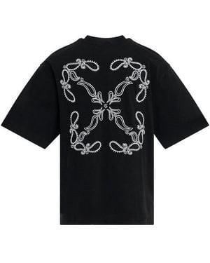 Off-White c/o Virgil Abloh Bandana Arrow Skate T-Shirt - Black