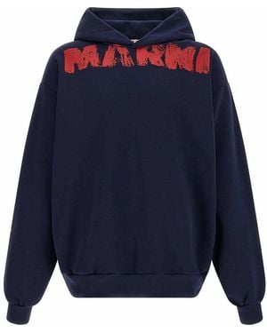 Marni Monolith' Hoodie - Blue