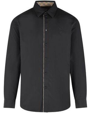 Burberry Camicia Nera - Nero