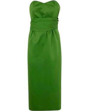 Essentiel Antwerp Juror Bustier Dress - Green