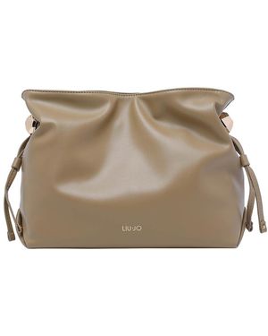 Liu Jo Logo Crossbody Bag - Natural
