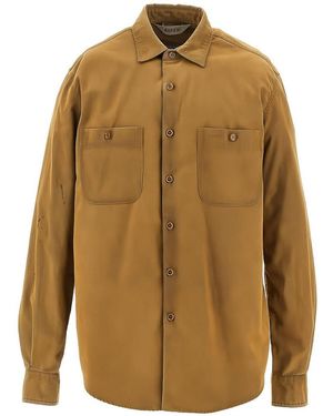 Aspesi Suede Shirt - Brown