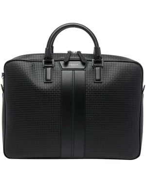 Serapian Stepan Slim Briefcase - Black