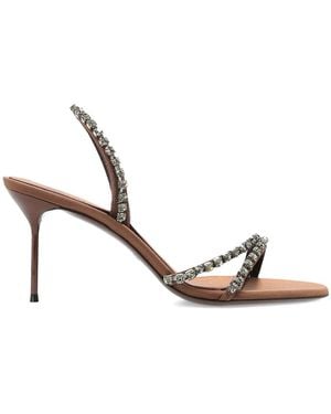 Paris Texas Strappy Sandals - Metallic
