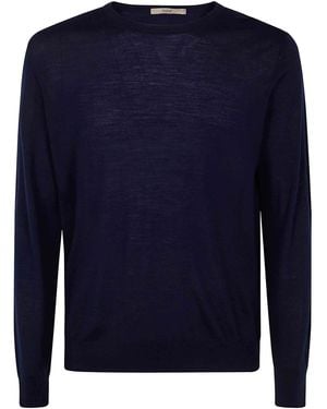 Nuur Long Sleeves Round Neck - Blue