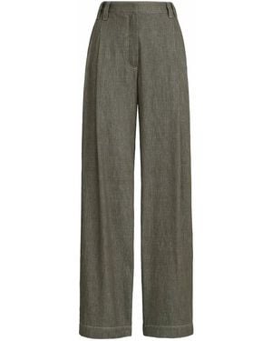 Brunello Cucinelli Wide Trousers - Green