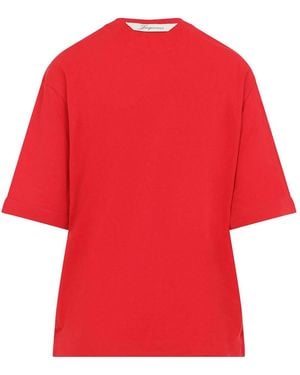 Jacquemus T-Shirt Oversize - Rosso